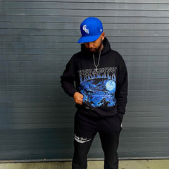 Midnight March Fleece Hoodie (Black)