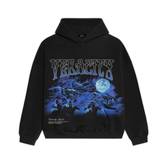 Midnight March Fleece Hoodie (Black)