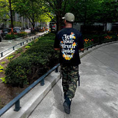 Let Your Why Guide You 'Oversized' Tee (Black)