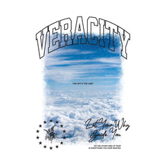 Sky's The Limit 'Oversized' Tee (White)