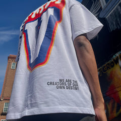 Destiny 'Oversized' Tee (White)