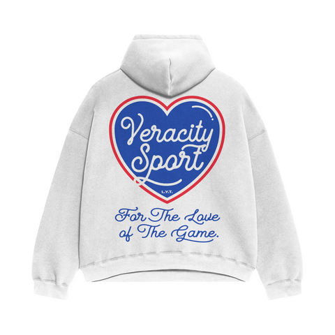 LOVE OF THE GAME 'PREMIUM' HOODIE (WHITE)