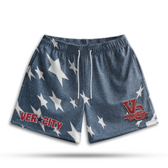 Stars and Stripes 5" Mesh Shorts