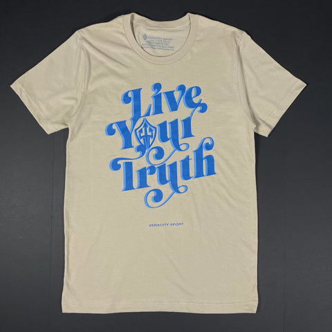 LIVE YOUR TRUTH TEE (TAN)