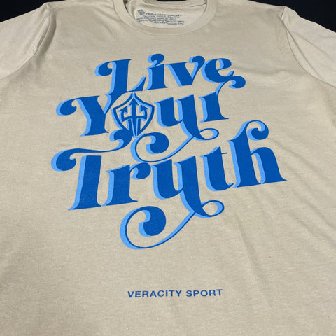 LIVE YOUR TRUTH TEE (TAN)