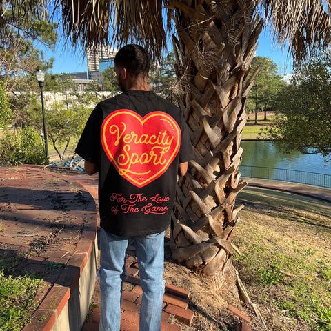 LOVE OF THE GAME 'OVERSIZED' TEE (BLACK)